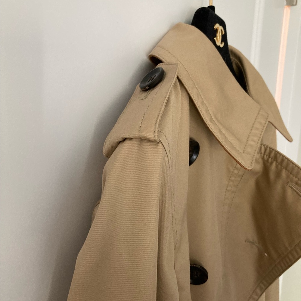NWOT Coach Trench Coat in Khaki XXS - Picture 6 of 11